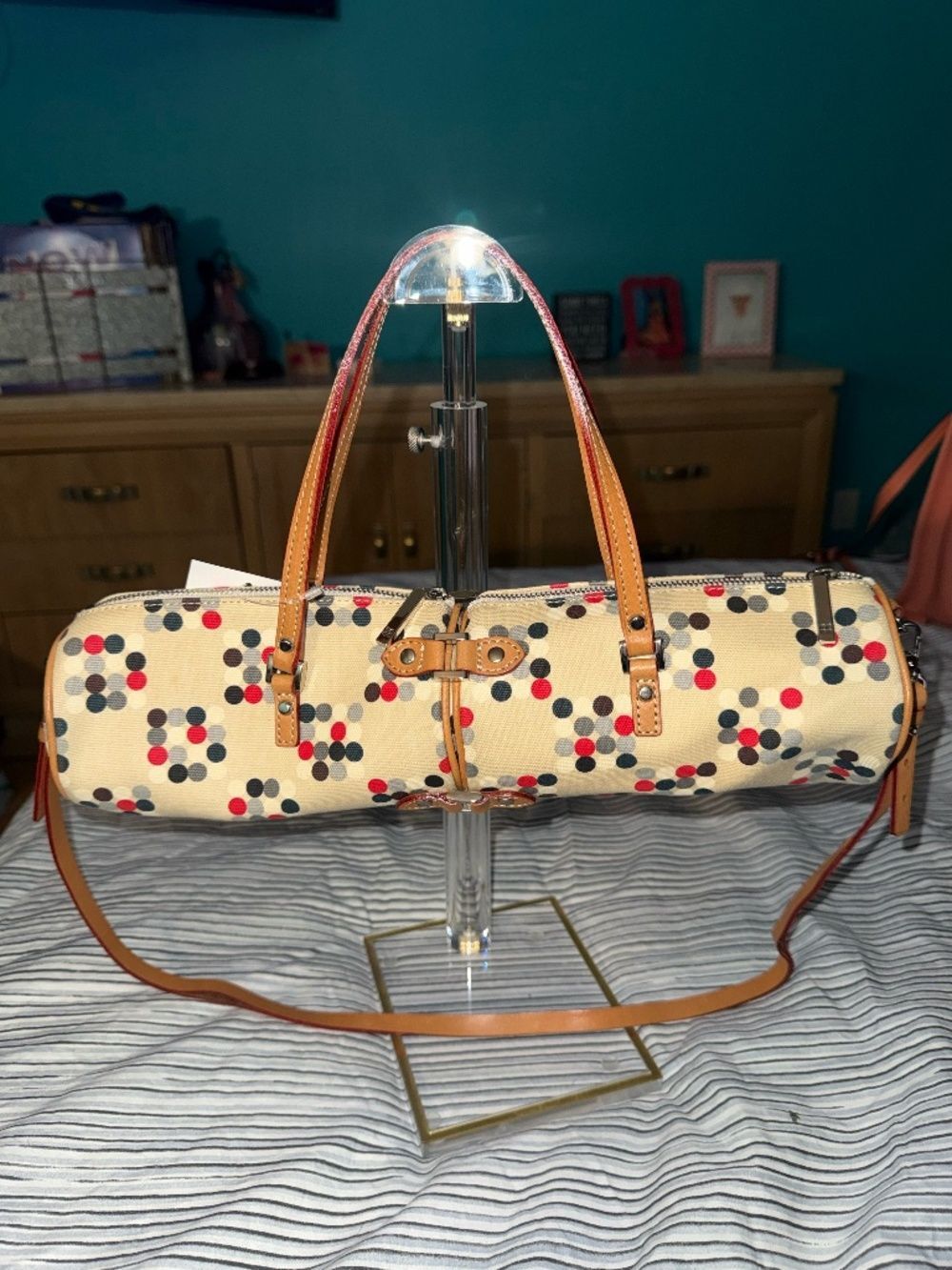 BurberryโBlue Label Barrel Bag, NWOT